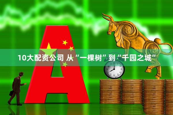 10大配资公司 从“一棵树”到“千园之城”